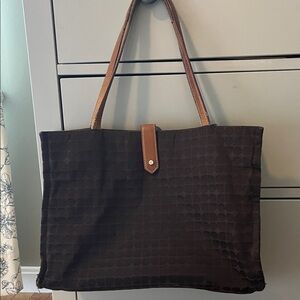 Kate Spade Nylon and Leather Tote Bag